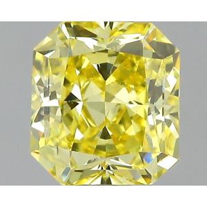 Radiant 0.41 carat Yellow VVS2 Photo