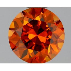 Round 0.35 carat Orange SI1 Photo