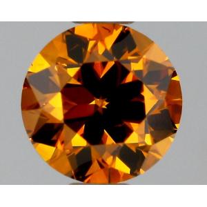 Round 0.37 carat Orange SI1 Photo