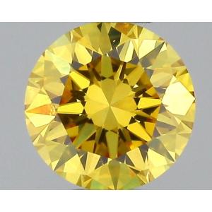 Round 0.18 carat Yellow VS1 Photo