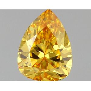 Pear 0.14 carat Yellow  Photo