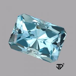 Aquamarine Radiant 2.68 carat Blue Photo