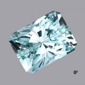 Aquamarine Radiant 23.16 carat Blue Photo