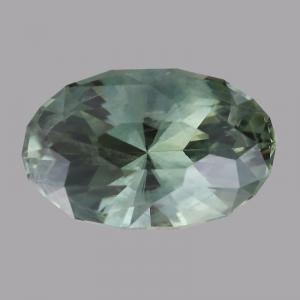 Sapphire Oval 0.73 carat Green Photo