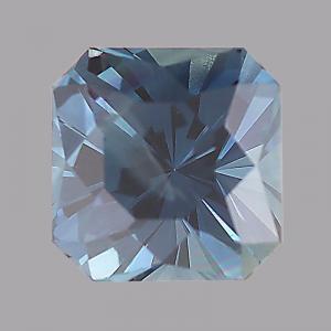 Sapphire Square 0.50 carat Blue Photo
