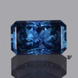 Sapphire Radiant 0.86 carat Blue Photo