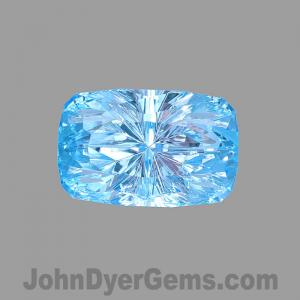 Topaz Cushion 64.33 carat Blue Photo