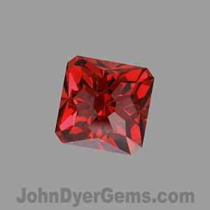 Garnet Square 8.63 carat Red Photo
