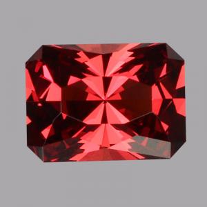 Garnet Radiant 2.66 carat Red Photo