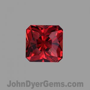 Garnet Square 2.31 carat Red Photo