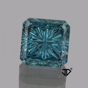 Sapphire Square 3.44 carat Blue Photo