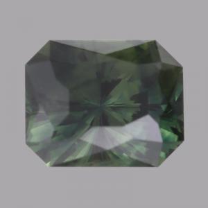 Sapphire Radiant 0.97 carat Green Photo