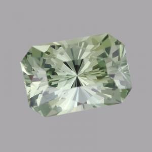 Sapphire Radiant 0.53 carat Green Photo