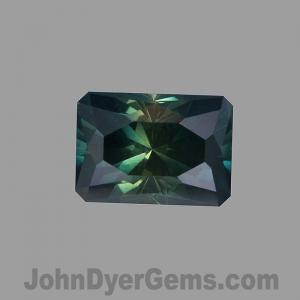 Sapphire Radiant 1.50 carat Green Photo