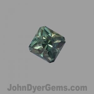 Sapphire Square 0.98 carat Green Photo
