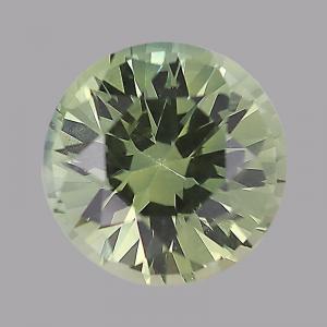 Sapphire Round 0.88 carat Green Photo
