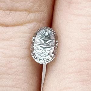 Sapphire Oval 0.90 carat Green Photo