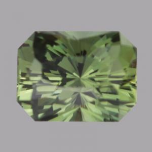 Sapphire Radiant 0.60 carat Green Photo