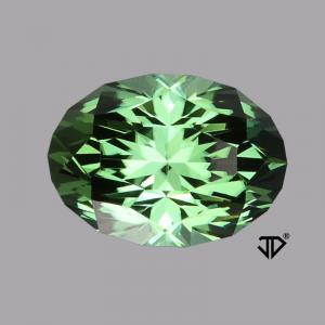 Tourmaline Oval 3.87 carat Green Photo