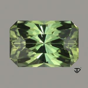 Tourmaline Radiant 3.69 carat Green Photo