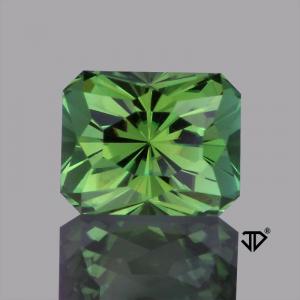Tourmaline Radiant 1.21 carat Green Photo