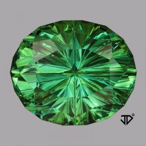 Tourmaline Oval 6.88 carat Green Photo