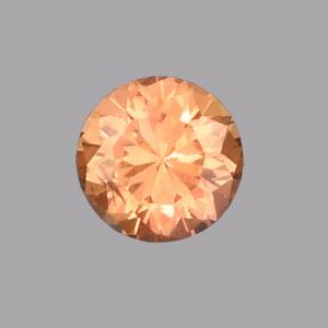 Topaz Round 0.79 carat Orange Photo