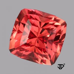 Topaz Cushion 11.33 carat Orange Photo