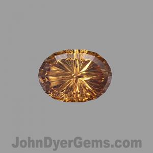 Garnet Oval 3.14 carat Orange Photo