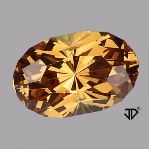 Garnet Oval 1.45 carat Yellow Photo