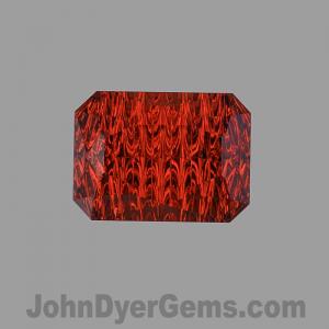 Garnet Radiant 5.27 carat Red Photo