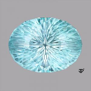 Tourmaline Oval 12.78 carat Blue Photo