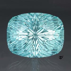 Tourmaline Cushion 51.68 carat Blue Photo