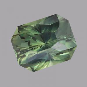 Sapphire Radiant 0.95 carat Green Photo