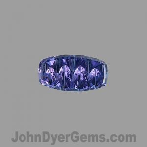 Sapphire Cushion 3.31 carat Purple Photo