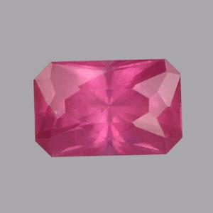 Sapphire Radiant 0.55 carat Pink Photo