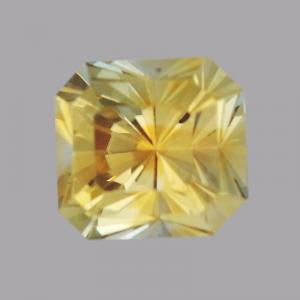 Sapphire Radiant 0.81 carat Yellow Photo