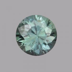 Sapphire Round 0.46 carat Green Photo