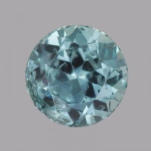 Sapphire Round 0.73 carat Green Photo