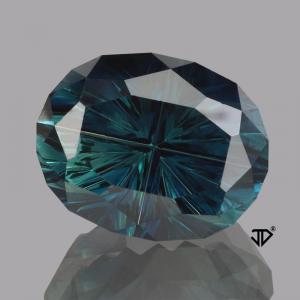 Sapphire Oval 5.23 carat Green Photo