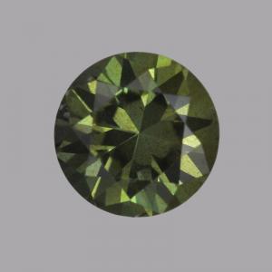 Sapphire Round 0.28 carat Green Photo