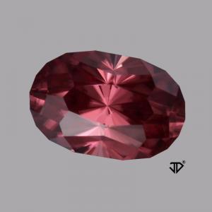 Zircon Oval 3.56 carat Pink Photo