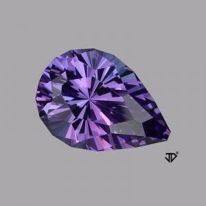 Tanzanite Pear 7.31 carat Purple Photo