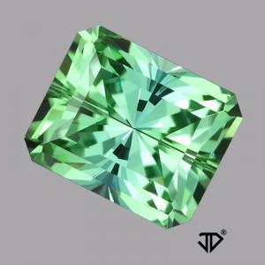 Tourmaline Radiant 4.17 carat Green Photo