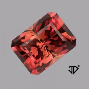 Tourmaline Radiant 2.80 carat Red Photo