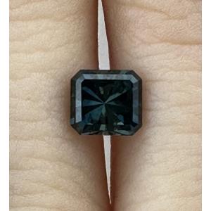 Sapphire Square 0.68 carat Blue Photo