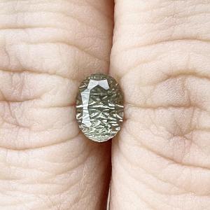 Sapphire Oval 0.92 carat Green Photo