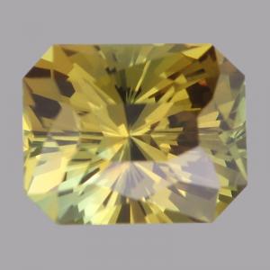 Sapphire Radiant 0.62 carat Yellow Photo