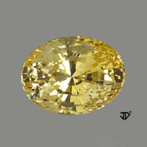 Sapphire Oval 6.18 carat Yellow Photo