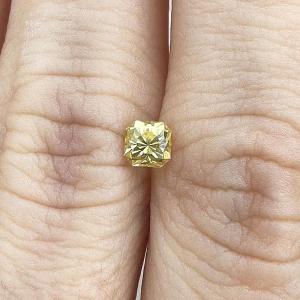 Sapphire Square 0.54 carat Yellow Photo